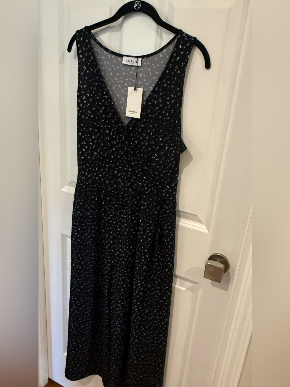 NWT Gilli Faux Wrap Wide Leg Jumpsuit – Size Large